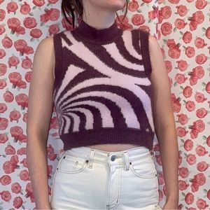 Funky Purple Sweater Vest